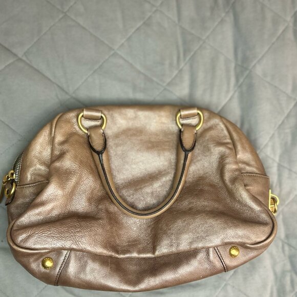 Buttery Gold, Prada Ombre Glace Bowling Bag - Picture 3 of 8
